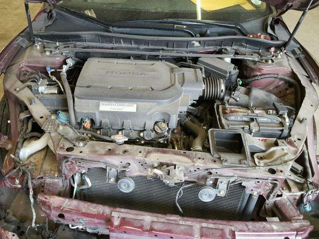 1HGCR3F95DA032857 - 2013 HONDA ACCORD TOU MAROON photo 7