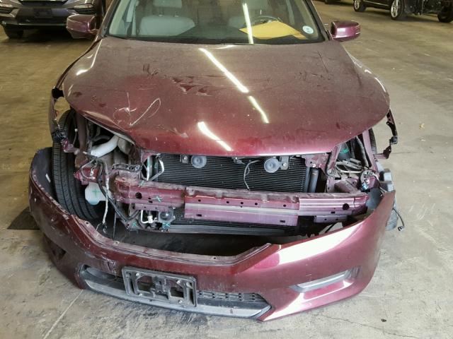 1HGCR3F95DA032857 - 2013 HONDA ACCORD TOU MAROON photo 9