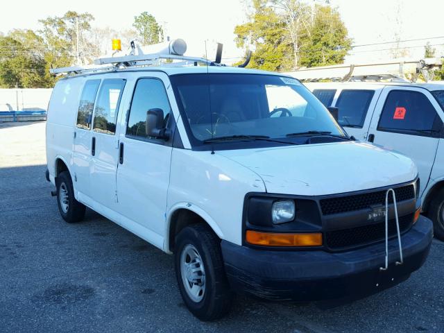 1GCGG25V361178336 - 2006 CHEVROLET EXPRESS G2 WHITE photo 1