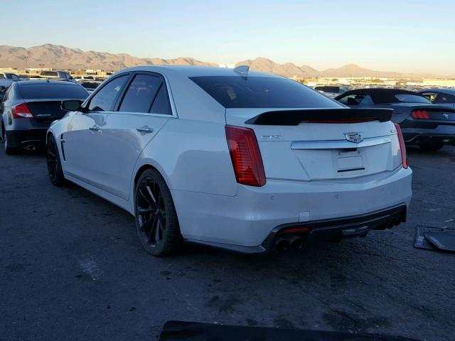 1G6A15S67H0196680 - 2017 CADILLAC CTS-V WHITE photo 3