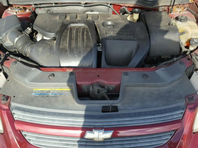 1G1AM58B887112049 - 2008 CHEVROLET COBALT SPO RED photo 7