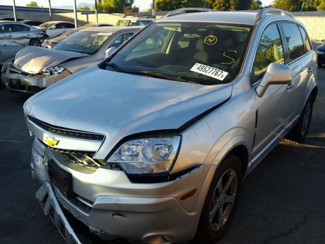 3GNAL3EK3DS626381 - 2013 CHEVROLET CAPTIVA LT SILVER photo 2