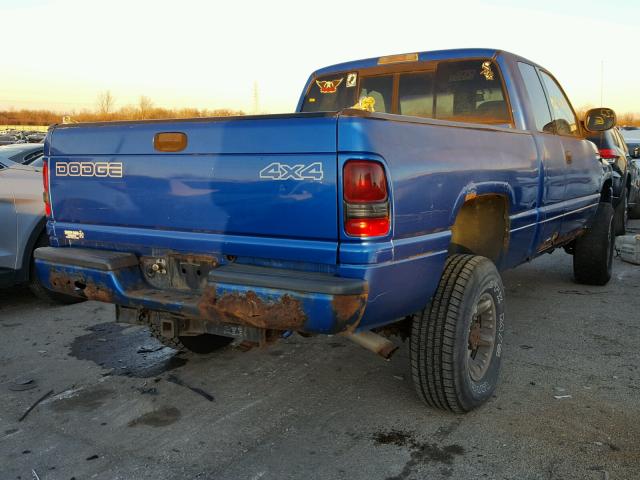 1B7KF23Z7XJ548126 - 1999 DODGE RAM 2500 BLUE photo 4