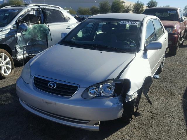 2T1BR30E08C937217 - 2008 TOYOTA COROLLA CE SILVER photo 2