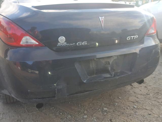 1G2ZM351564280888 - 2006 PONTIAC G6 GTP BLACK photo 9