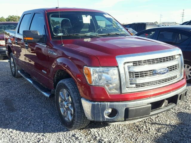 1FTFW1CTXDKG46953 - 2013 FORD F150 SUPER RED photo 1