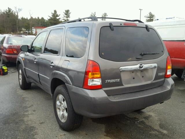 4F2YZ04103KM39641 - 2003 MAZDA TRIBUTE LX GRAY photo 3