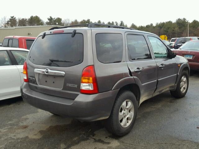 4F2YZ04103KM39641 - 2003 MAZDA TRIBUTE LX GRAY photo 4