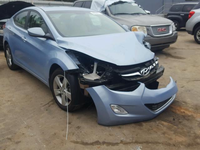 KMHDH4AE6DU614749 - 2013 HYUNDAI ELANTRA GL BLUE photo 1