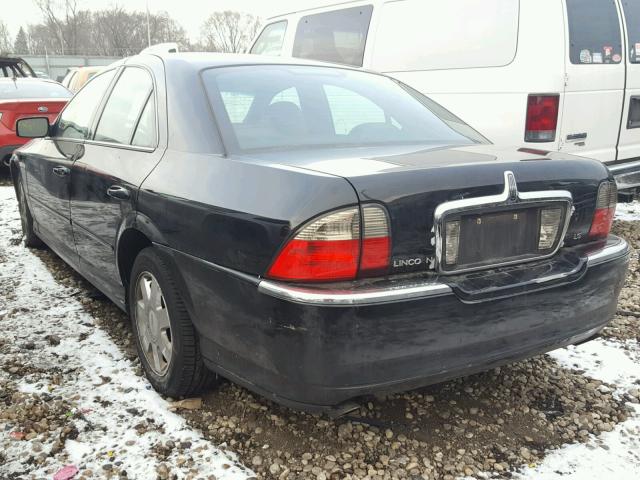 1LNHM86S43Y701625 - 2003 LINCOLN LS BLACK photo 3