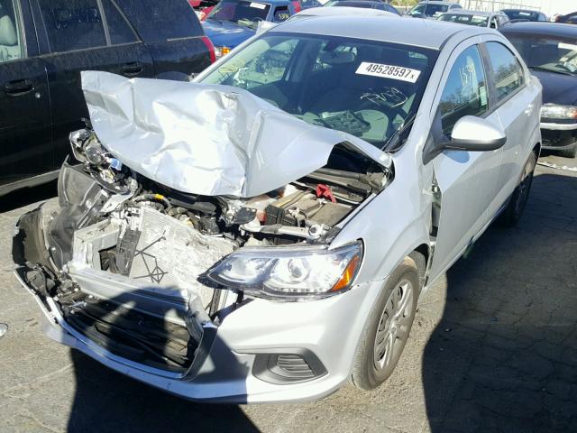 1G1JB5SG6H4147278 - 2017 CHEVROLET SONIC LS SILVER photo 2