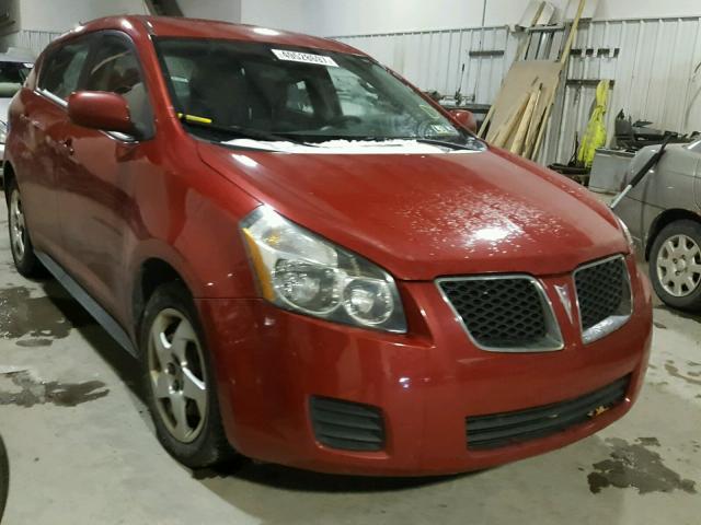 5Y2SP67829Z457226 - 2009 PONTIAC VIBE RED photo 1