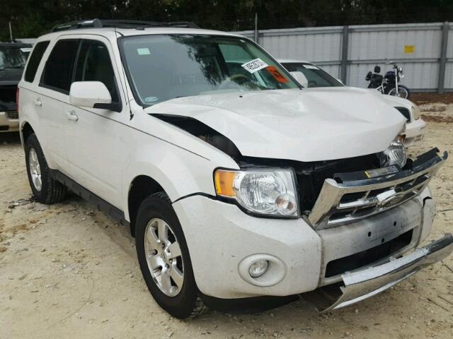 1FMCU0EG4CKC41393 - 2012 FORD ESCAPE LIM WHITE photo 1