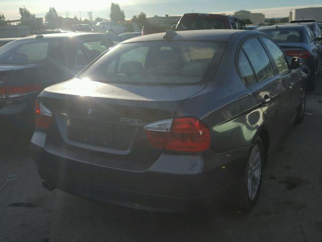 WBAVB17596NK35917 - 2006 BMW 325 I AUTO GRAY photo 4