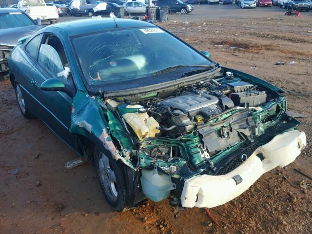 1ZWFT61L025603784 - 2002 MERCURY COUGAR V6 GREEN photo 1