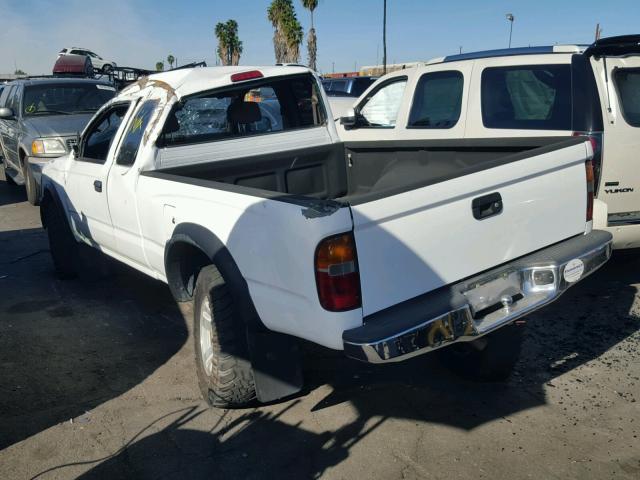 4TASN92N4YZ656843 - 2000 TOYOTA TACOMA XTR WHITE photo 3