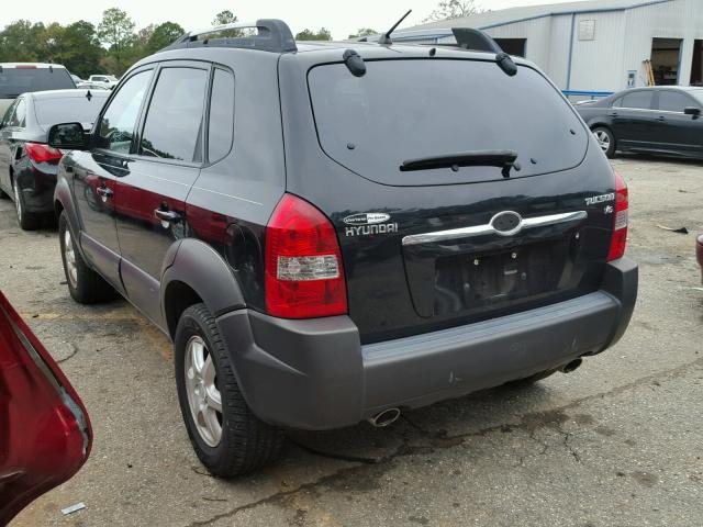 KM8JN12D35U063164 - 2005 HYUNDAI TUCSON GLS BLACK photo 3