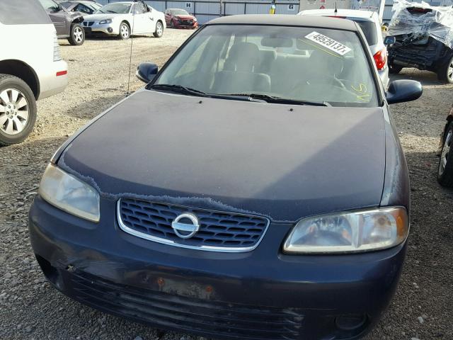 3N1CB51A63L557145 - 2003 NISSAN SENTRA GXE BLUE photo 9