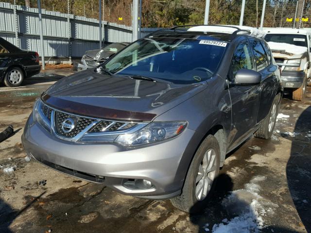 JN8AZ1MU7BW050153 - 2011 NISSAN MURANO S GRAY photo 2