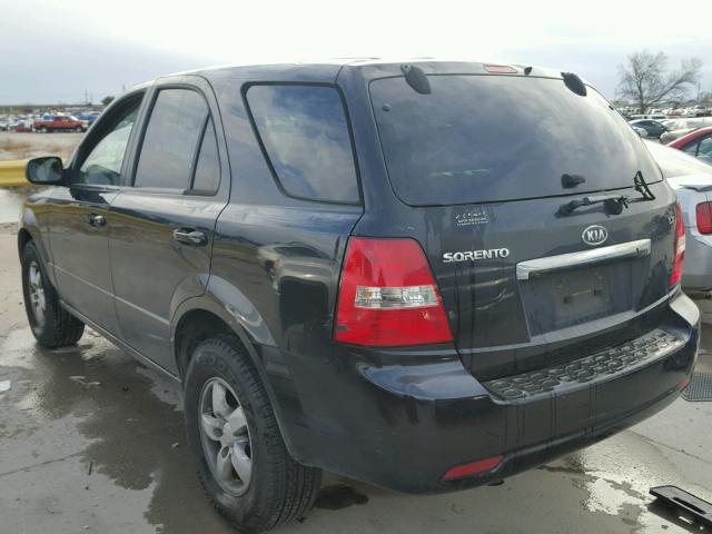 KNDJD736X75698132 - 2007 KIA SORENTO EX BLACK photo 3