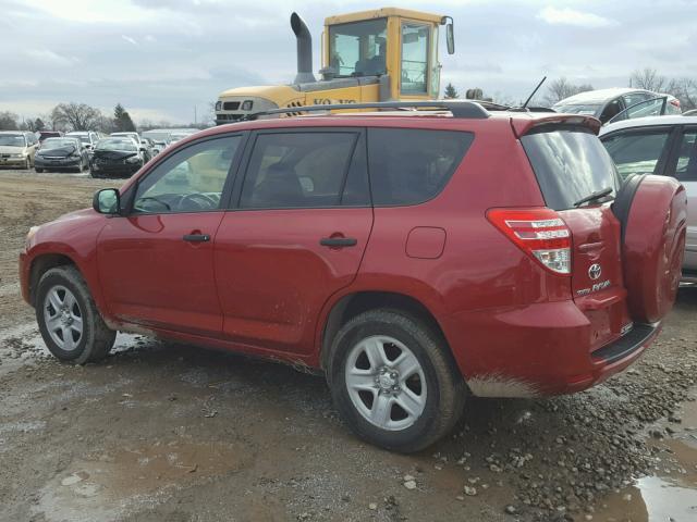 2T3ZF33V99W012462 - 2009 TOYOTA RAV4 MAROON photo 3