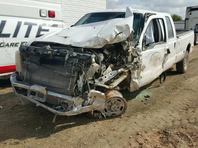 1FT8W3BT5CED21596 - 2012 FORD F350 SUPER WHITE photo 2