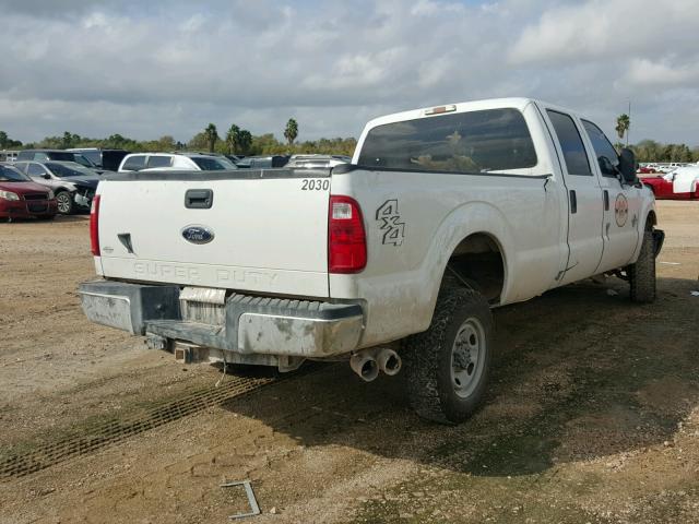 1FT8W3BT5CED21596 - 2012 FORD F350 SUPER WHITE photo 4