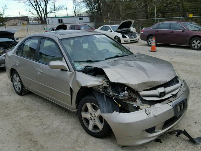 2HGES26724H625969 - 2004 HONDA CIVIC EX SILVER photo 1