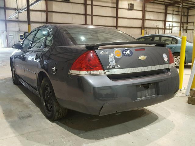 2G1WF5EK3B1191431 - 2011 CHEVROLET IMPALA LS CHARCOAL photo 3