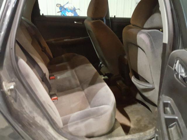 2G1WF5EK3B1191431 - 2011 CHEVROLET IMPALA LS CHARCOAL photo 6