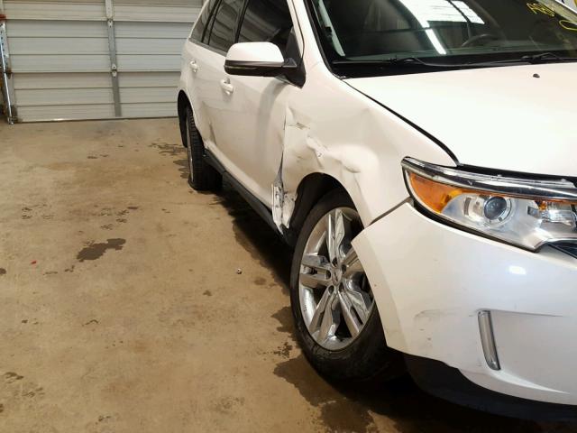 2FMDK4KC3CBA81519 - 2012 FORD EDGE LIMIT WHITE photo 9