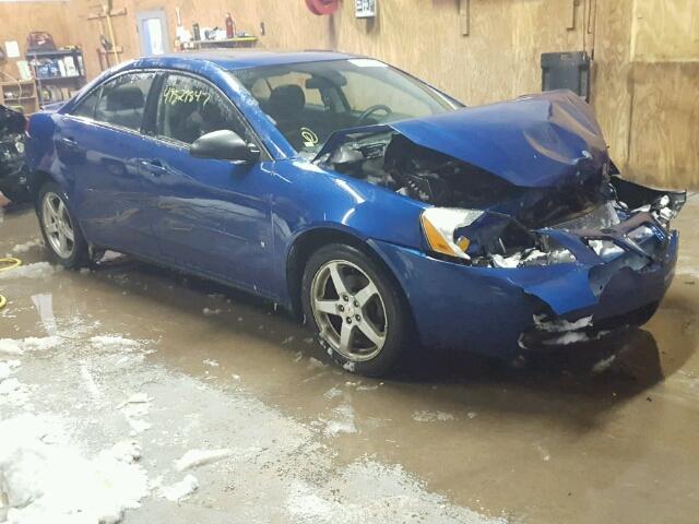 1G2ZG58N274174949 - 2007 PONTIAC G6 BASE BLUE photo 1