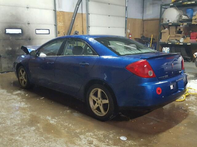 1G2ZG58N274174949 - 2007 PONTIAC G6 BASE BLUE photo 3