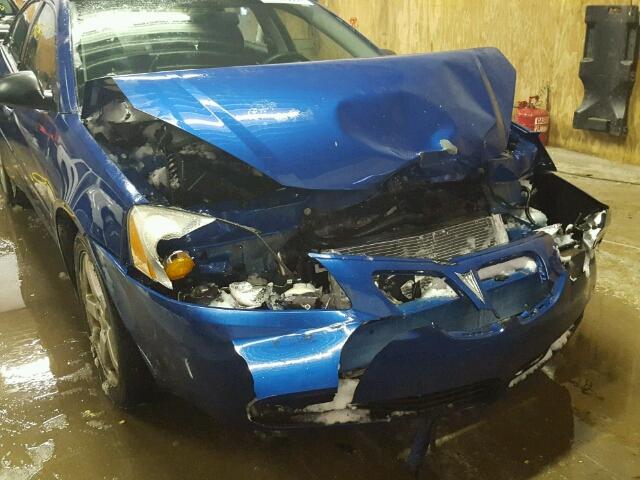 1G2ZG58N274174949 - 2007 PONTIAC G6 BASE BLUE photo 9