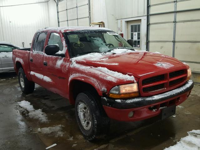 1B7GG2AN2YS686719 - 2000 DODGE DAKOTA QUA BEIGE photo 1