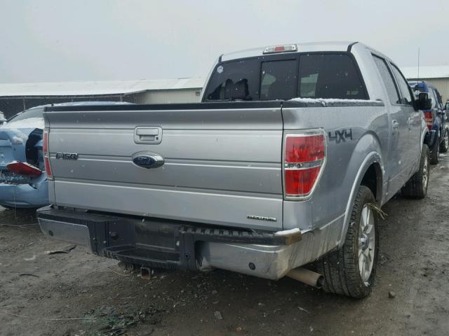 1FTFW1EFXCFA65287 - 2012 FORD F150 SUPER SILVER photo 4