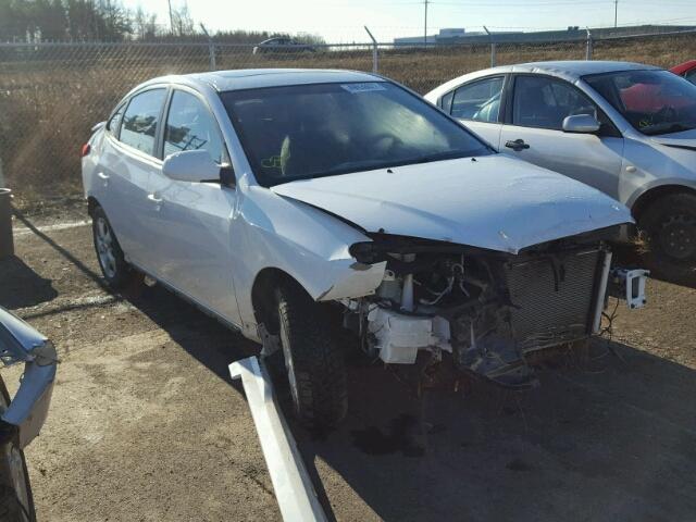 KMHDU45D49U776142 - 2009 HYUNDAI ELANTRA GL WHITE photo 1