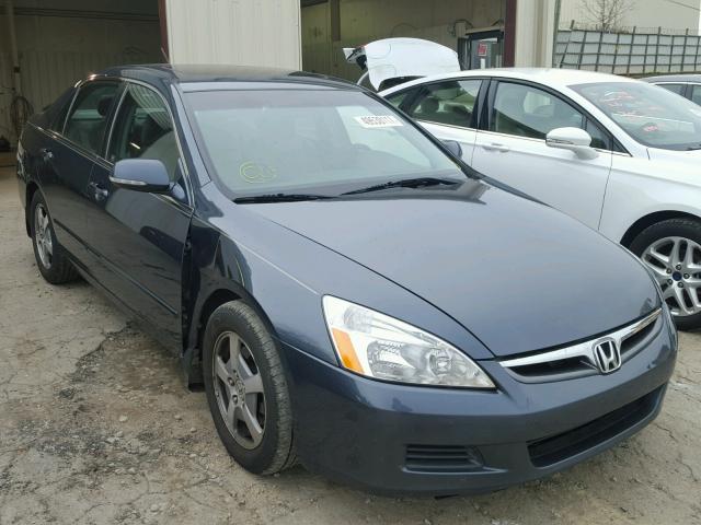 JHMCN364X6C001172 - 2006 HONDA ACCORD HYB BLUE photo 1