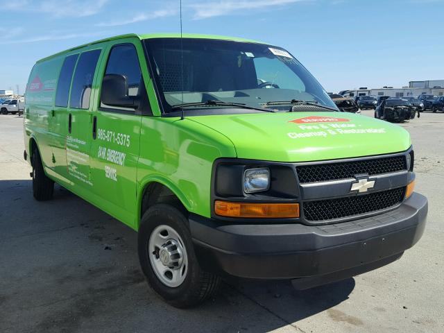 1GCZGUCG0B1165837 - 2011 CHEVROLET EXPRESS G3 GREEN photo 1