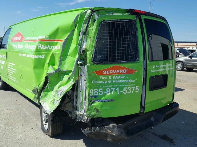 1GCZGUCG0B1165837 - 2011 CHEVROLET EXPRESS G3 GREEN photo 9