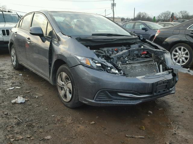 2HGFB2F53DH508565 - 2013 HONDA CIVIC LX CHARCOAL photo 1