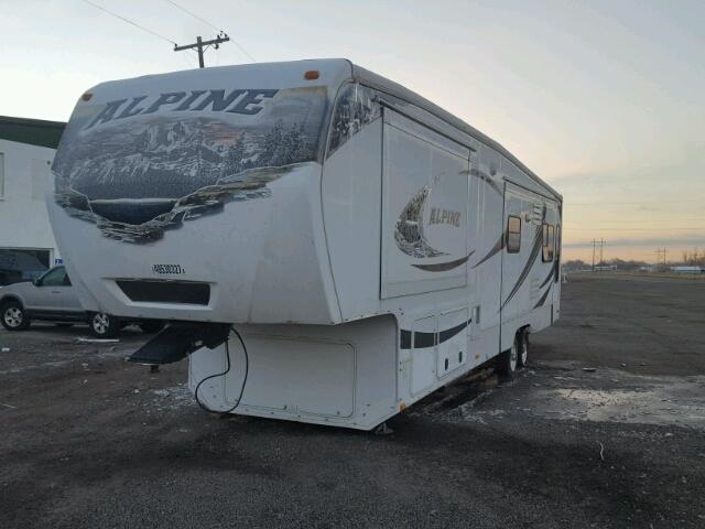4YDF3642XBE780267 - 2011 KEYSTONE ALPINE WHITE photo 2