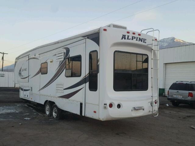 4YDF3642XBE780267 - 2011 KEYSTONE ALPINE WHITE photo 3