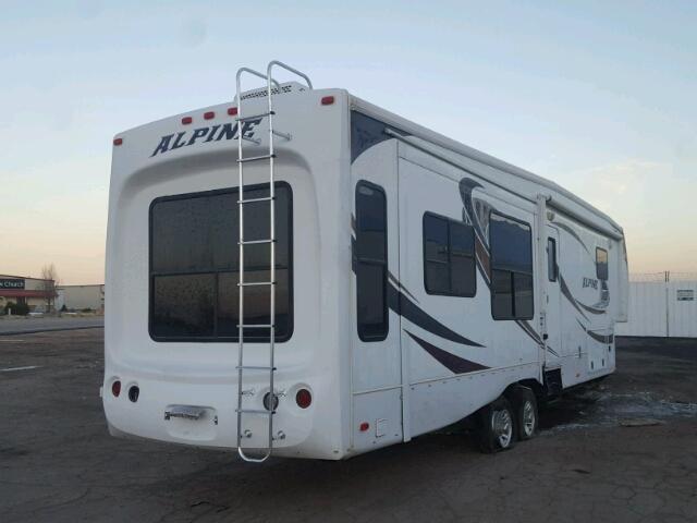 4YDF3642XBE780267 - 2011 KEYSTONE ALPINE WHITE photo 4