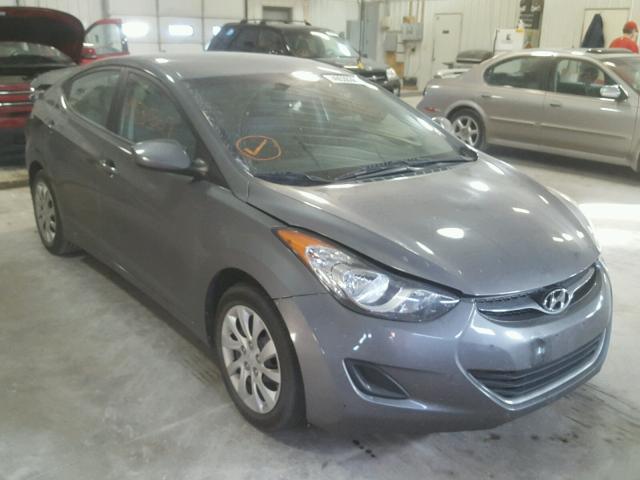 5NPDH4AE7CH072204 - 2012 HYUNDAI ELANTRA GL GRAY photo 1