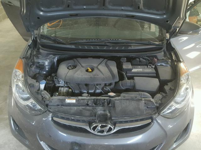 5NPDH4AE7CH072204 - 2012 HYUNDAI ELANTRA GL GRAY photo 7