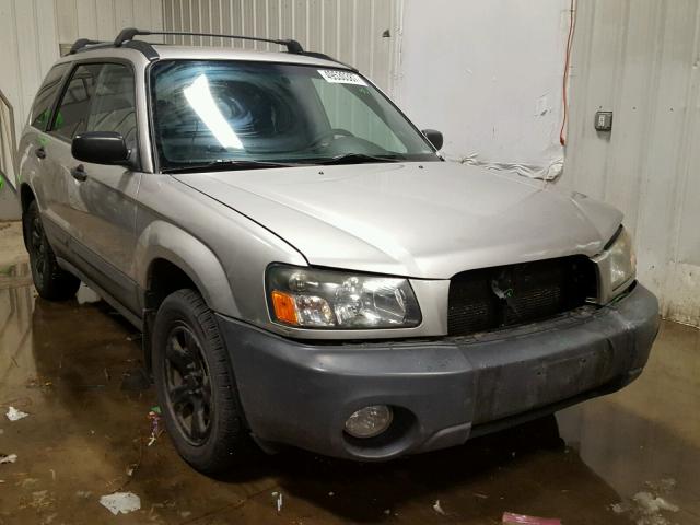 JF1SG63645H706281 - 2005 SUBARU FORESTER 2 SILVER photo 1