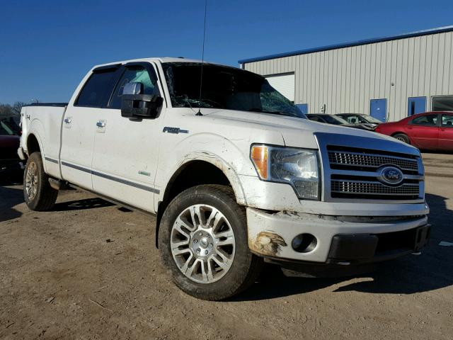 1FTFW1ET3BFB76400 - 2011 FORD F150 SUPER WHITE photo 1