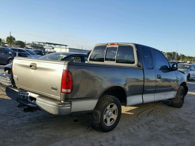 1FTRX17282NB85324 - 2002 FORD F150 GRAY photo 4