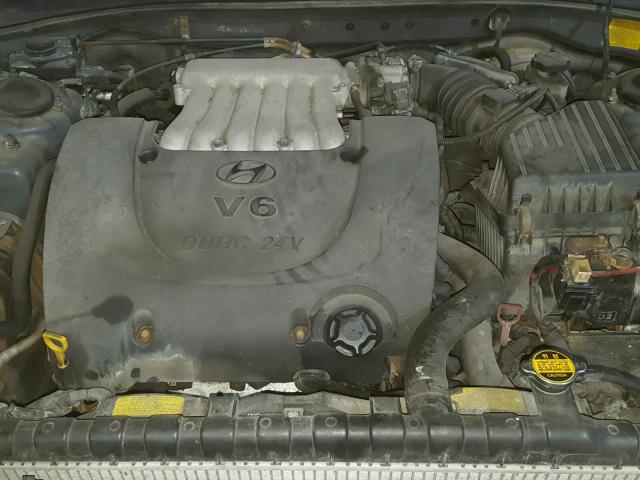 KMHWF35V01A414241 - 2001 HYUNDAI SONATA GLS GRAY photo 7